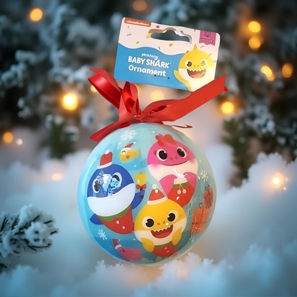 NEW Pinkfong Baby Shark Christmas ornament.